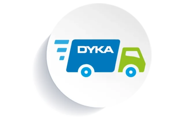 Icone Camion avec DYKA écrit sur la remorque